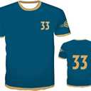 Lucy 33 T Shirt Lucy Blue Short Sleeve Shirt 3D Print Unisex Novelty Shirt (Blue, S)