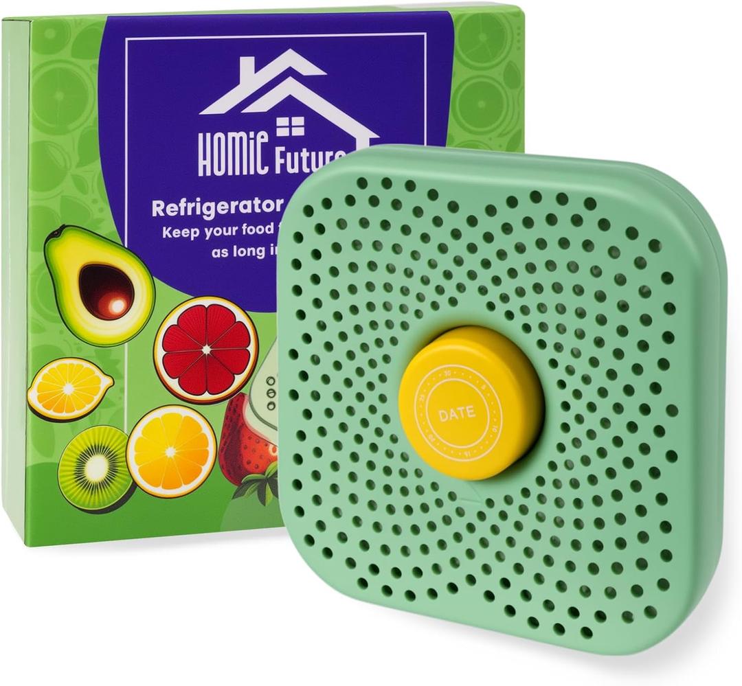 2 x Fridge Deodorizer 1PackMore Effective Than Baking SodaRechargeable Refrigerator Deodorizer Made of zeolite 8-12 Months Long-Lasting Freshness for Fridge