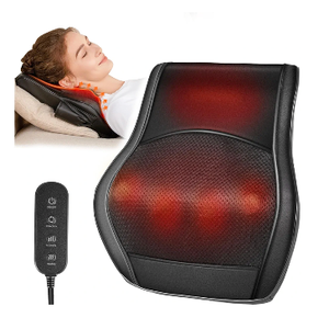 Brelley Neck and Back Massager for Pain Relief Deep Tissue with Heat, Shiatsu Shoulder Massager with Bi-Directional Rotating Head for Neck, Back, Shoulders, and Legs
