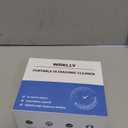 Rechargeable Ultrasonic Retainer Cleaner Machine | 50kHz 1.9 inch Ultra-Thin Portable | Night Guard Aligners Jewelry |6pcs Cleaner Tablets Included | Quick & Deep Clean Modes | Oral Dental Care (Light Blue)