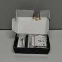 Home Security Door Lock 3 Pack Metal Door Reinforcement Lock for Kids Safety Top Front Door Child Proof Safety Lock Defend High Security Door Locks Latch Withstand 800lbs for Inside Swing Door Chain