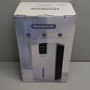 Dehumidifier, Dehumidifiers for Home, 98 OZ Water Tank, (1000 sq.ft) Quiet Dehumidifier for Basement Bathroom Bedroom with Humidity Display, Auto Shut Off, Relaxing 7 Color Ambient Light(Gray)