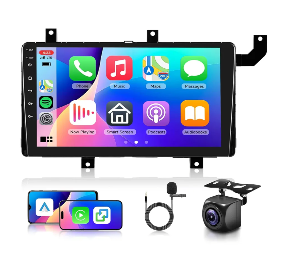 2+64G Android Car Radio Stereo for Toyota Tacoma 2016-2021 with Wireless Carplay Android Auto, Rimoody 9'' Touchscreen Head Unit with Mirror Link WiFi GPS Bluetooth FM/RDS EQ Backup Camera SWC