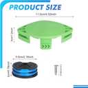 THTEN 2900719 Trimmer Blades Head Compatible with Greenworks 2101602 2101602A STBA40B210 2101602 ST40B410 BST4000 String Trimmer,16 Pack