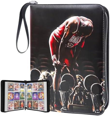 Basketball Card Binder 900 Pockets,Basketball Trading Cards 2024-2025 Holder Card Collectors Album,Portable Waterproof Card Storage Book with Removable Sleeves,Compatible with Basketball Sports Cards