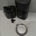 Automatic Cat Feeder and Water Fountain, 4L/16 Cups Timed Cat Dry Food Dispenser, 10s Meal Call, 20 Portions 6 Meals Per Day, 2L Cats Fountains for Drinking with Filter, Pet Feeder for Dog Black