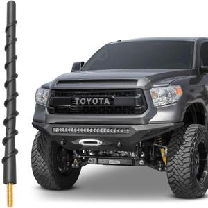 VOFONO 7 Inch Antenna Compatible with 2000-2025 Toyota Tundra Tacoma, Spiral Flexible Rubber Antenna Replacement