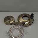 Delta 6-Setting In2ition 2-in-1 Dual Shower Head with Handheld High Pressure ProClean Spray, Brushed Gold Detachable Shower Head with Hose, 1.75 GPM Flow Rate, Champagne Bronze 75655CZ