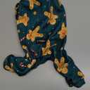 Spark Paws Dog Christmas Pajama, Dog Recovery Suit Male, Onesie, Ultra-Soft and 4-Way Stretch, for Small Medium and Large Breeds - Gingerbread Man - M (M: 10-15lbs)