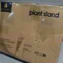 Bamworld Metal Plant Stand 4 Pots Corner Black
