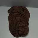 Oval Brown Fitted Tablecloth with Elastic 42x60 inch for Oval Tables Washable Stretchy Spandex Fabric Table Cover Cloth Not Vinyl Table Protector