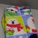 Cozy Throw Blanket Boho Western Flannel Throw Pillows for Bedroom Aesthetic Holiday Santa Penguin Small Fleece Blankets Thick Soft Western Bedroom Decor 40"x50"