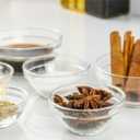 HillSpring 3 Sizes of Glass Prep Bowl Sets, Clear Small Pinch Bowls for Salt, Spices and Chopped Ingredients, 1.5oz/2.5oz/3.5oz, Set of 12