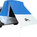 SUV Tent Car Awning, UPF 50++ with Portable Waterproof Storage Bag, Tear-Resistant, Large Space, Good Vision, Smooth Ventilation, Suitable for Outdoor Beach Camping Auto Canopy Shade (Blue)