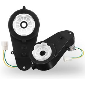 2Pcs 24V 45000RPM Kids Ride On Car Gearbox Motor,24V Motor Gearbox Upgrade High Speed RS555 Drive Engine Match 24 Volt Kids Ride On Toys Car Motors