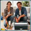 Maitys 32 Pack Disposable Clear Paint Bucket Liner 39.4 x 25.6 Inches Use with Latex Solvent Based Paint for Painting and Keeping Buckets Clean