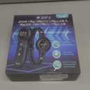 2-in-1 Dog Shock Collar & Dog Bark Collar - Smart Anti Barking Dog Training Collar with 5 Adjustable Sensitivity & 3300FT Remote for All Breeds IP67 Waterproof E-Collar (Black)