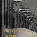 ELEAD 31-Piece Hex Key Set - Allen Wrench Set, SAE and Metric Allen Keys MM(0.7mm-10mm) SAE(0.028"-3/8) Heat-Treated, Torque Handle, High Leverage, Long & Short Keys, Easy Organization