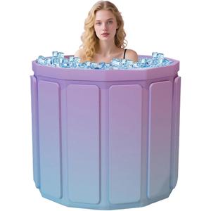 jessie Portable Bathtub for Adults - Foldable Tub for Cold & Hot, Lightweight and Compact Adult bBing Indoor & Outdoor