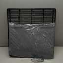 PETIME Foldable Metal Dog Exercise Pen/Pet Puppy Playpen Kennels Yard Fence Indoor/Outdoor 8 Panel 24" W x 24" H with Bottom Pad (with Bottom pad, 8 Panels 24" H)