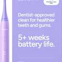 ORDO Lite Sonic Toothbrush, Electric Toothbrushes with 35,000 Pulses Per Min, Dual Modes, Over 5 Weeks Battery, Smart Timer, Waterproof, USB C, Lavender