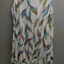 OFEEFAN Sundresses for Women Summer Outfits 2025 Floral Dress Vacation Dresses for Women 2025 Casual Pockets Easter Dresses Floral Leaf XL