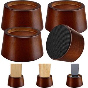 Bed Risers, 2 Inch Wooden Furniture Risers 4 Pack