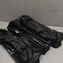 Opliy Camping Stool 2 Pack,13 Inch Portable Folding Stool for Outdoor Gardening and Beach Hiking Fishing,Foot Stool with Carry Bag (Black)