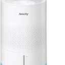 AEOCKY Mist-Free Evaporative Humidifier, No White Dust for Baby, 4.5L Humidifiers with Auto, Dry Filter, Self-Clean, Power & Sleep Mode, Timer for Bedroom, Home, Nursery, Off-White