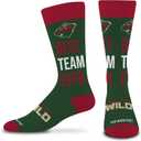 For Bare Feet NHL Unisex Best Team Ever Crew Sock Nhl (One Size)