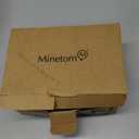 Minetom Crystal Globe String Lights Plug in - 33 ft 100 LED Globe Fairy String Lights with Remote and Timer, Waterproof for Bedroom Tent Loft Bed Window Porch Patio Wedding Party Holiday Decor, White