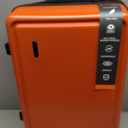 Luggage Sets 3 Piece, 20 Inch Carry on Luggage and 24 Inch Suitcases with Wheels Spinner, Durable Hard Shell Suitcase Set, Expandable Travel Suitcase, Orange