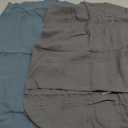 Organic Cotton Muslin Baby Blanket - Breathable Swaddle, Hypoallergenic Double-Layer, Versatile Use (Slate/Aquarius, 20x27 Inch)