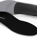 Superfeet All-Purpose Support Low Arch Insoles (Black) for Active Lifestyle with Low Arch Support - 9.5-11 Men / 10.5-12 Women
