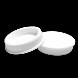 2 Pcs 73.6 mm/2.9 in Silicone Rubber Plug for 72.6 mm Round Holes, Waterproof T Type Rubber Stoppers, Soft Flexible Bottle Seal Plugs Tube Pipe End Caps Inserts Bathtub Jet Cover, White