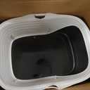 Arm & Hammer Rimmed Cat Litter Box with High Sides and Microban, Made in USA