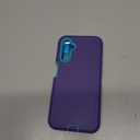 ONOLA Compatible with Samsung Galaxy A14 5G Case with HD Screen Protector, Heavy Duty Shockproof & Dropproof 3-Layer Cover Phone Case for Samsung A14,Purple SkyBlue