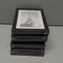 upsimples 5x7 Picture Frame Set of 10, Display Pictures 4x6 with Mat or 5x7 Without, Multi Photo Frames Collage for Wall or Tabletop Display, Black