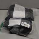 KaHouen Cotton Buffalo Check Rug 27.5 x 43 Inches, Buffalo Plaid Rug, Washable Hand-Woven Outdoor Checkered Rugs for Layered Door Mats/Kitchen/Farmhous (Christmas Porch Decor Mat)