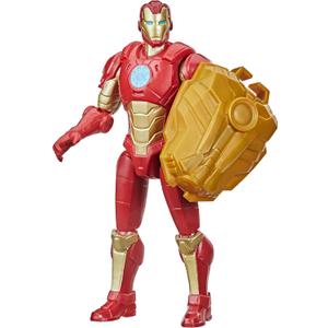 Hasbro Marvel Avengers Mech Strike 6-inch Scale Action Figure Toy Iron Man with Compatible Mech Battle Accessory, for Kids Ages 4 and Up