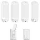 4 Light Switch Guard Cover, Baby Proof Wall Switch Cover Guard for Rocker Light Switch Protects Your Lights or Circuits from Being Accidentally Turned On or Off