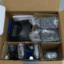 Panasonic Cordless Phone with Advanced Call Block, Bilingual Caller ID and Easy to Read Large High-Contrast Display, Expandable System with 3 Handsets - KX-TGD813B (Black)