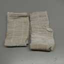 MIULEE Decorative Chenille Check Throw Pillow Covers Vintage Plaid Couch Pillows 18x18 Inch Set of 2 Neutral Boho Farmhouse Cushion Covers Modern Spring Home Decor for Sofa Bed Living Room Beige