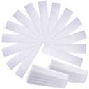 Maitys Eyebrows Small Wax Strips Kit Hair Removal Paper Facial Strips Epilating Pads for Women Men Eyebrow Body Face Arms Lip, 0.4 x 2.4 Inches, White, Wax Not Included(400 Pieces)