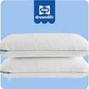 SEALY Dreamlife Queen Size Memory Foam Cooling Surface Guard Technology, Removable Machine-Washable Cover, White (2 Pack) Pillow, 2 Count