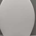 Bemis 7300SLEC Slow Close Toilet Seat, Easy Clean Hinges and Durable Plastic Seat, Made in USA, Elongated, White