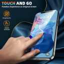 Unbreak Top 9H+ Glass for iPhone 12 pro max Screen Protector 12FT Military Armor Shatterproof + Longest Durable, 1:1 Full-Coverage Tempered Glass, Auto-Align Fit Bubble-free, 2-Pack (HD clear)