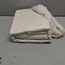 100% Cotton Queen Size Bed Sheet Set with Deep Pocket, 400 Thread Count Extra Soft Bed Sheet, Cooling Sheet with 2 Pillow Covers - 4 Piece Set (Ivory)