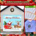 7 x 8 Ft Christmas Garage Door Banner, Double Garage Door Cover, Large Christmas Backdrop Decoration for Outdoor Indoor Home Holiday Party