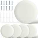 CP3540 Ceiling Cover Plate, Round Electrical Box Cover - 5 Pcs